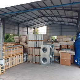 Delivery Spray booth Brand USI ITALIA from ITALY to our customer in Chonburi, Thailand.