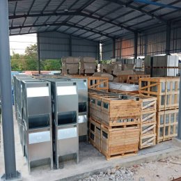 Delivery Spray booth Brand USI ITALIA from ITALY to our customer in Chonburi, Thailand.