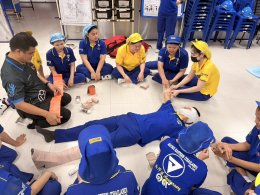 Conducts First Aid, CPR and AED Training