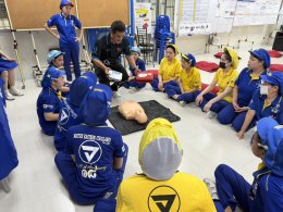 Conducts First Aid, CPR and AED Training
