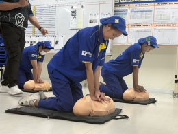 Conducts First Aid, CPR and AED Training