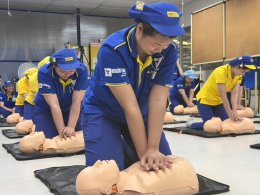 Conducts First Aid, CPR and AED Training