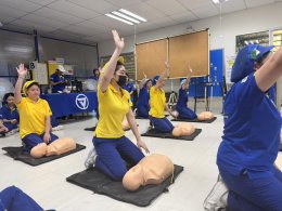 Conducts First Aid, CPR and AED Training