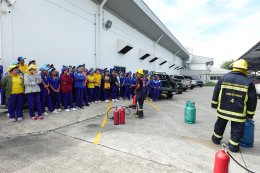 Basic fire extinguishing training and fire evacuation drills for the year 2025