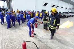 Basic fire extinguishing training and fire evacuation drills for the year 2025