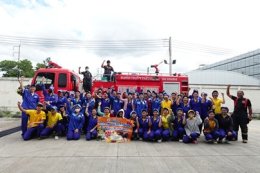 Basic fire extinguishing training and fire evacuation drills for the year 2025