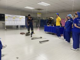 Basic fire extinguishing training and fire evacuation drills for the year 2025
