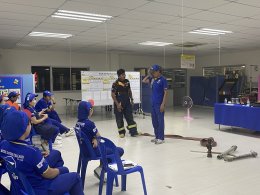 Basic fire extinguishing training and fire evacuation drills for the year 2025