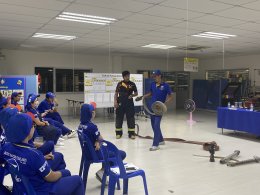 Basic fire extinguishing training and fire evacuation drills for the year 2025