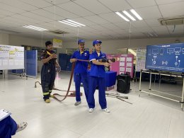 Basic fire extinguishing training and fire evacuation drills for the year 2025