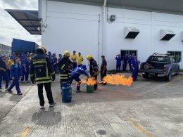 Basic fire extinguishing training and fire evacuation drills for the year 2025