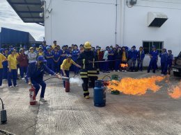 Basic fire extinguishing training and fire evacuation drills for the year 2025
