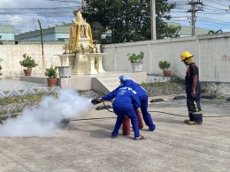 Basic fire extinguishing training and fire evacuation drills for the year 2025