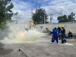 Basic fire extinguishing training and fire evacuation drills for the year 2025