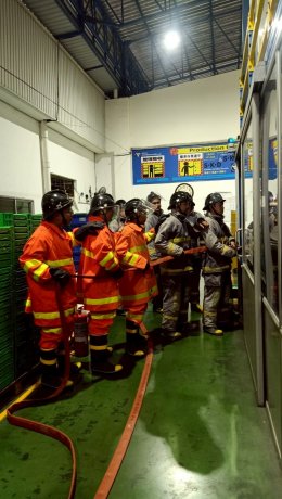 Basic fire extinguishing training and fire evacuation drills for the year 2025