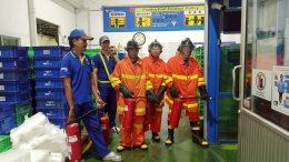 Basic fire extinguishing training and fire evacuation drills for the year 2025