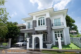 ผลงานบ้านคุณวิกกี้ คลอง 2 (Modern Contemporary Style)