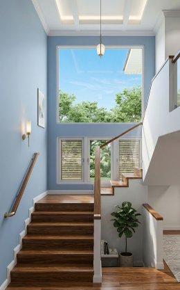 ผลงานบ้าน คุณอริจตรา YB-07 (Green Modern Style) 