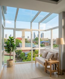 ผลงานบ้าน คุณอริจตรา YB-07 (Green Modern Style) 