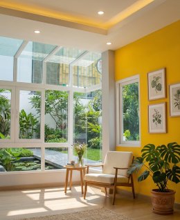 ผลงานบ้าน คุณอริจตรา YB-07 (Green Modern Style) 