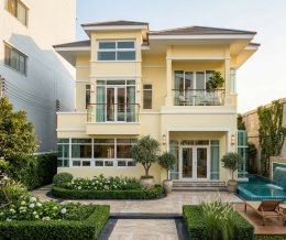 ผลงานบ้าน คุณอริจตรา YB-07 (Green Modern Style) 