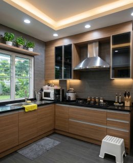 ผลงานบ้าน คุณอริจตรา YB-07 (Green Modern Style) 