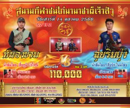 [1-17]  คู่ชน ประจำวันที่ 14 ตุลาคม 2566