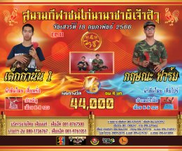 [51-100]  คู่ชน ประจำวันที่ 18 กุมภาพันธ์ 2566