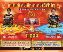 [51-100]  คู่ชน ประจำวันที่ 18 กุมภาพันธ์ 2566