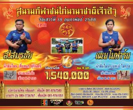 [51-100]  คู่ชน ประจำวันที่ 18 กุมภาพันธ์ 2566