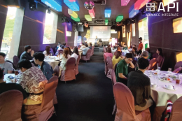 บรรยากาศกิจกรรมงานเลี้ยงปีใหม่ "API NIGHT PARTY "