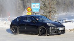 Spyshot ภาพแอบถ่ายภายในของ The New Macan EV 