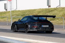 Porsche 911 GT2 RS รุ่นใหม่โผล่ทดสอบ! บอดี้บานทะลุซุ้ม GT3 RS  ขุมพลังเทอร์โบไฮบริด แรงทะลุ 800 ม้า!
