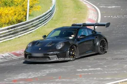 Porsche 911 GT2 RS รุ่นใหม่โผล่ทดสอบ! บอดี้บานทะลุซุ้ม GT3 RS  ขุมพลังเทอร์โบไฮบริด แรงทะลุ 800 ม้า!