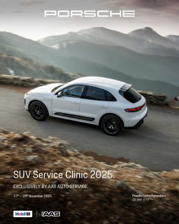 เอเอเอสฯ เปิดบ้านต้อนรับครอบครัวคนรักปอร์เช่ ทั้งสายคาเยนน์และมาคันน์ มาดูแลรถคู่ใจแบบลึกถึงทุกจุดในแคมเปญ Porsche SUV Service Clinic 2025