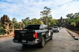 ออล-นิว มิตซูบิชิ ไทรทัน พิสูจน์ความประหยัดน้ำมันเหนือชั้น ด้วยอัตราประหยัดสูงสุด 24.71 กม./ลิตร*  ในการทดสอบเส้นทางจากกรุงเทพฯ สู่เมืองเสียมเรียบ ประเทศกัมพูชา