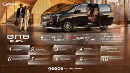 GAC GN8 PHEV เปิดตัวในไทย ราคา 2.199 ล้านบาท ชูจุดเด่น MPV หรู Plug-in Hybrid วิ่งไฟฟ้า 120 กม. พร้อม Lifetime Warranty
