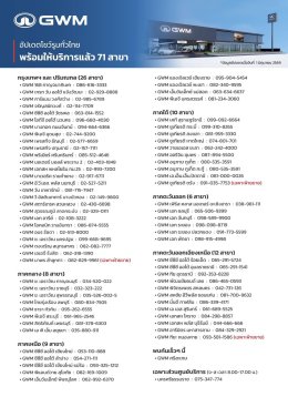 GWM ชูบริการหลังการขายเต็มสูบ คว้าเบอร์ 1 ค่ายรถจีนในไทย 2 ปีติด!