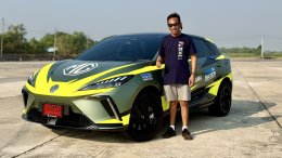 เอ็มจี ส่ง NEW MG4 ELECTRIC รุ่น XPOWER โชว์ศักยภาพ อีวีตัวจี๊ด บนสนามแข่ง ในรายการ Gymkhana GC Grid Competition Series 2025 By Harson Tyres