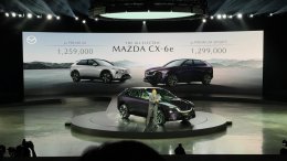 Mazda CX-6e เปิดราคาไทย 1.259 ล้านบาท รถไฟฟ้า 100% จาก Mazda จัดเต็ม 258 แรงม้า วิ่งไกล 555 กม.