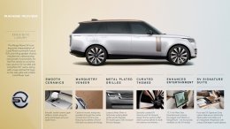 เรนจ์ โรเวอร์ เปิดตัวรถยนต์ THE NEW RANGE ROVER SV ที่สุดแห่งความหรูหราและความประณีตเฉพาะตัวที่สมบูรณ์แบบ