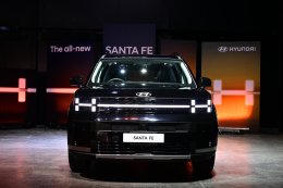 ฮุนได พลิกโฉมวงการ SUV ไทย! เปิดตัว The all-new SANTA FE  ชูดีไซน์ Boxy พร้อมสร้างมาตรฐานใหม่ที่เหนือกว่า : ราคาเริ่ม 1.59 ล้านบาท รับประกันแบตไฮบริด 8 ปี