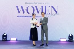 Women of the Year Awards จากหนังสือพิมพ์ Bangkok Post รางวัลผู้หญิงแห่งปีในอุตสาหกรรมยานยนต์ระดับลักชัวรี กับทัศนคติที่ไม่เคยปฏิเสธโอกาส ซึ่งเป็นกุญแจสำคัญสู่ความสำเร็จ  