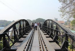 034PVT	Kanchanaburi , ELEPHANT WORLD + Lunch  + Bridge over the River Kwai + SKYWALK Kanchanaburi +  Guide