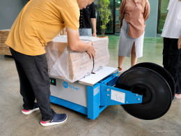 จัดส่งเครื่องรัดกล่อง รุ่น WE-801L