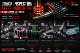 How to Inspect Cracks After Heat Treatment? 6 Common Inspection Methods Used in the Industry