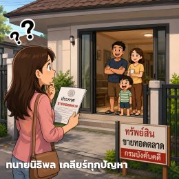 ทรัพย์ที่จะประมูลมีคนเช่าอยู่ต้องทำอย่างไร? 