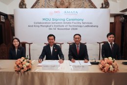 Amata Facility Services Signs MOU with Kking mongkut's institute of technology ladkrabang for Sustainable Workforce Development