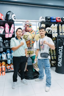 "เสือ Black" สู่ TOPKING BOXING สนับสนุนเสือแบล็คด้วยอุปกรณ์มาตรฐานระดับโลก