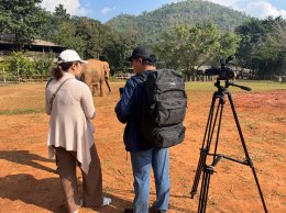 SBS filming a documentary